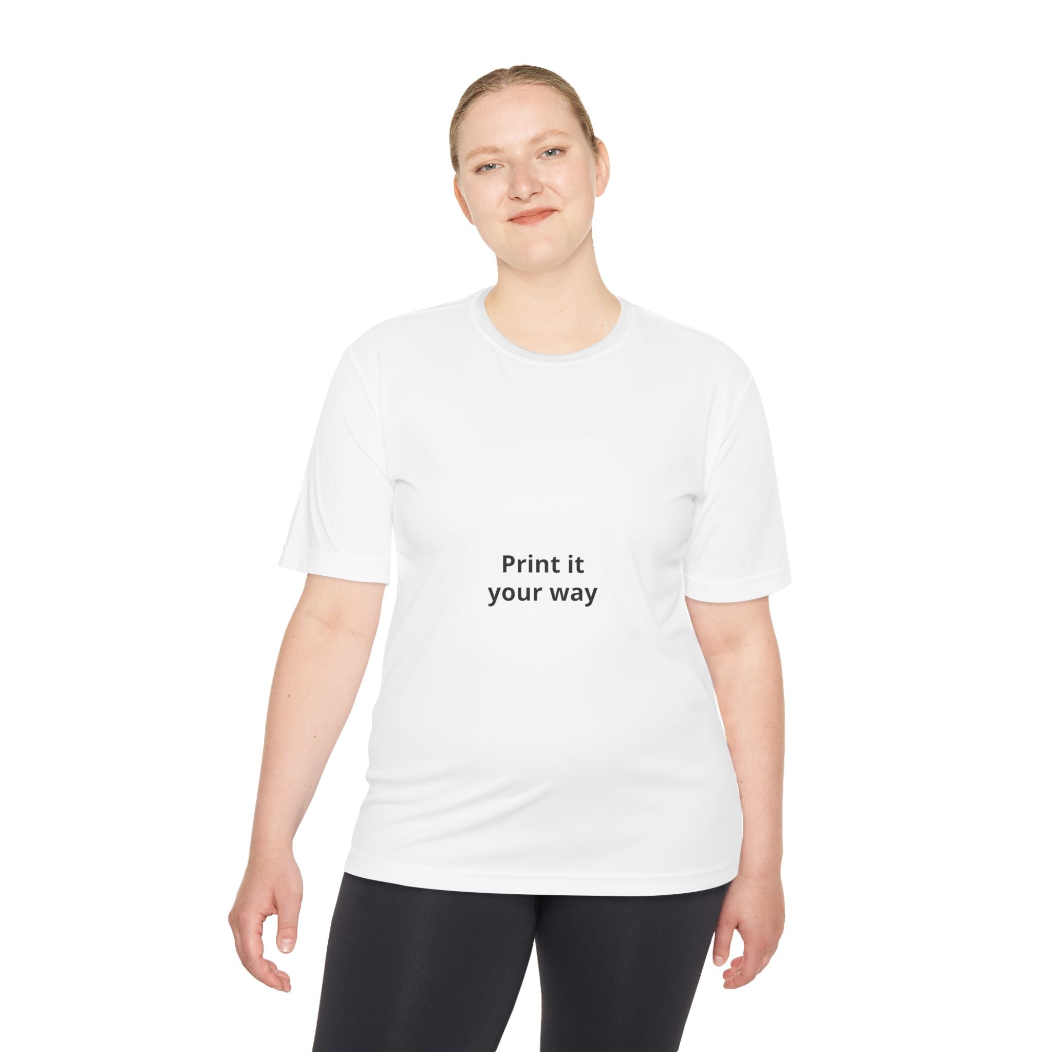 Performance Tee - Custom Print Active Shirt | Personalize Your Own Text or Design