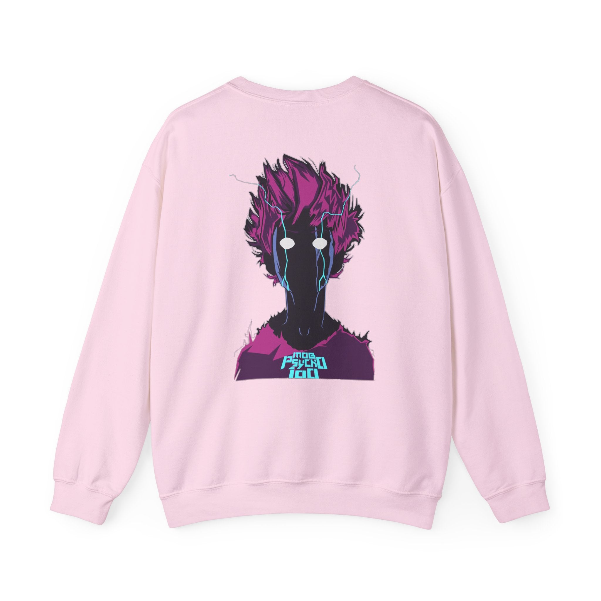 Psycho 100 Crewneck Sweatshirt – Anime Dark Silhouette Graphic