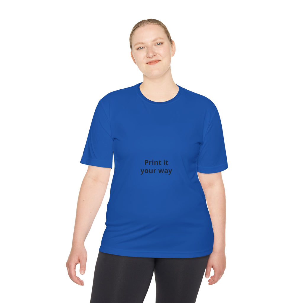 Performance Tee - Custom Print Active Shirt | Personalize Your Own Text or Design