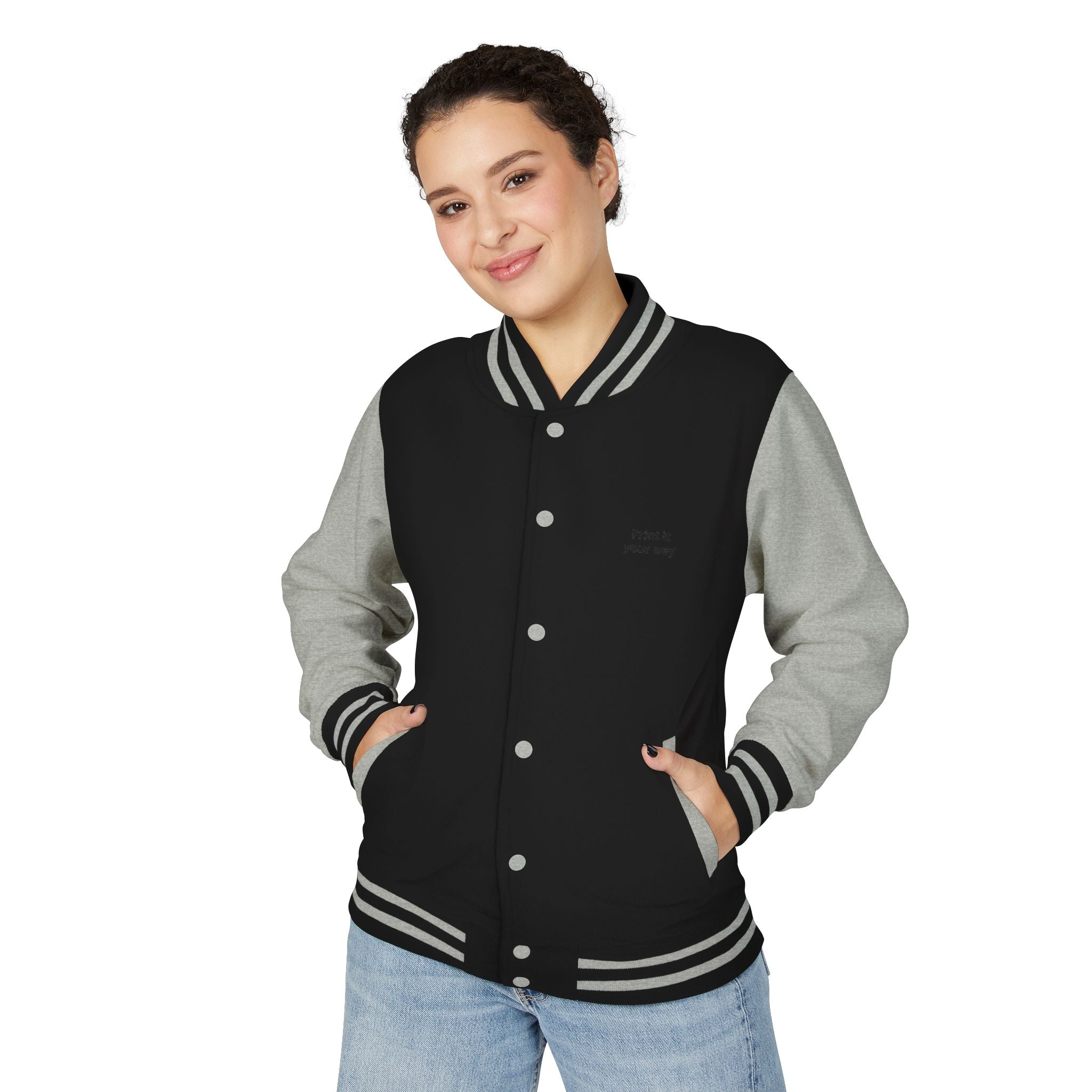 Letterman Jacket - Custom Embroidery Varsity Bomber | Personalize Your Text