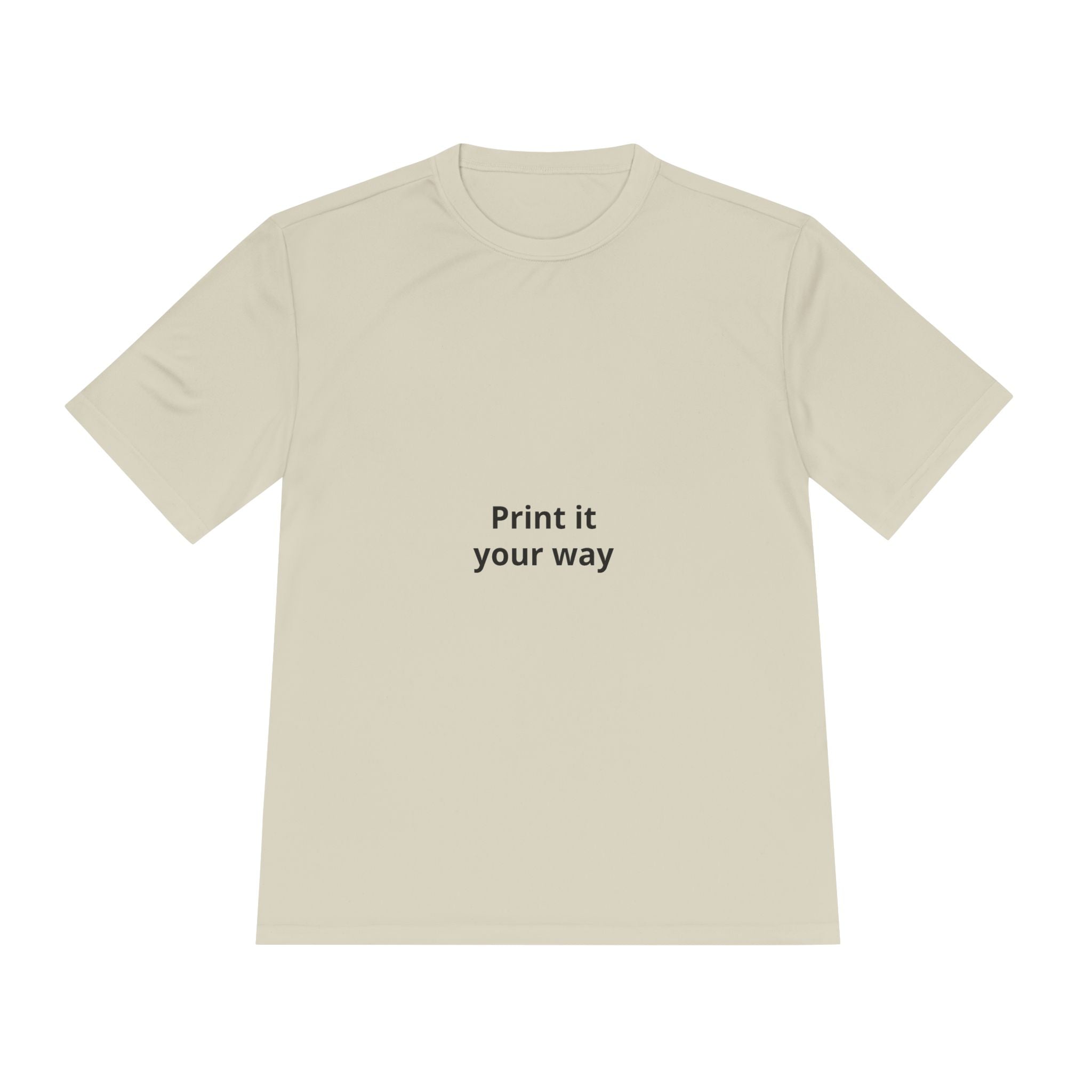 Performance Tee - Custom Print Active Shirt | Personalize Your Own Text or Design