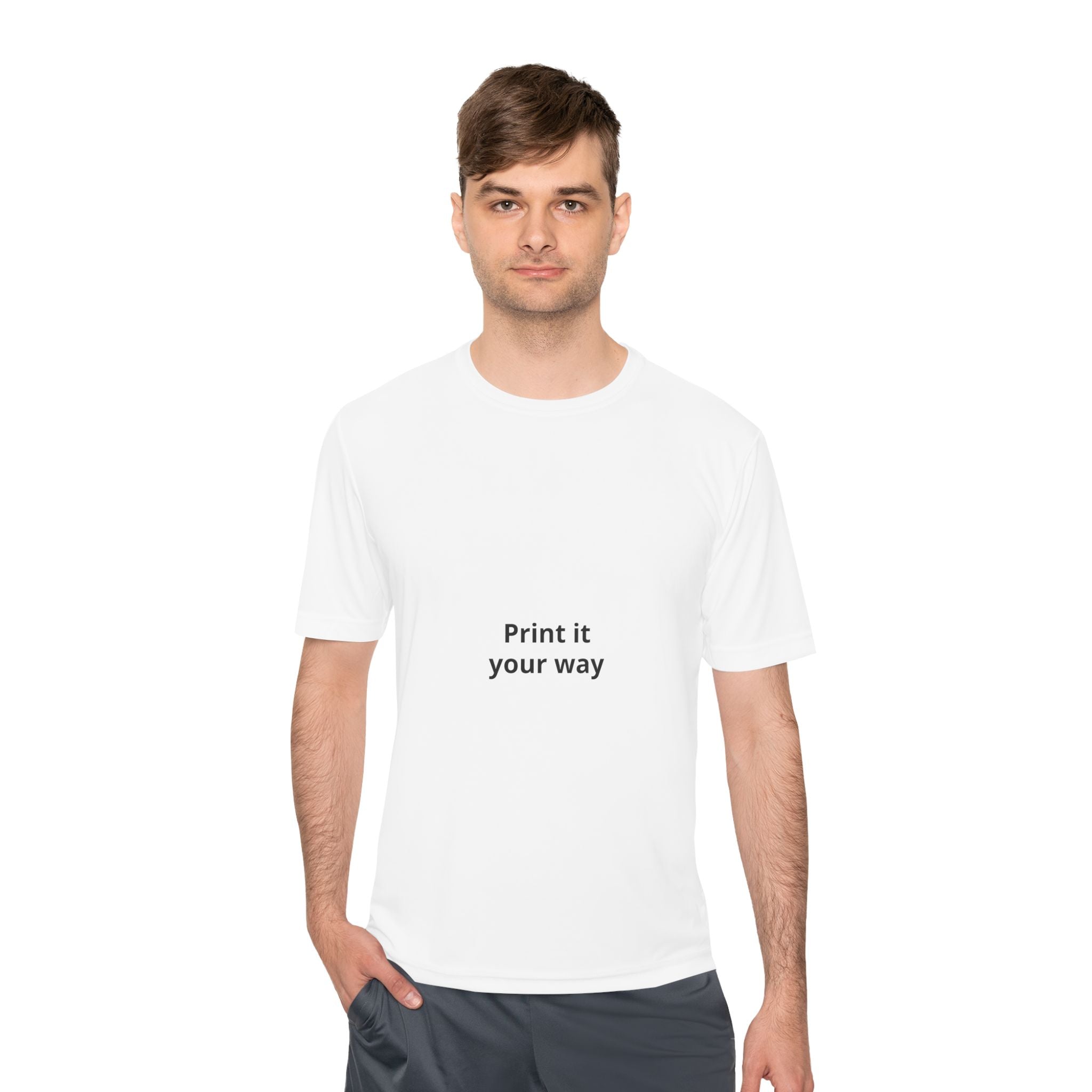 Performance Tee - Custom Print Active Shirt | Personalize Your Own Text or Design