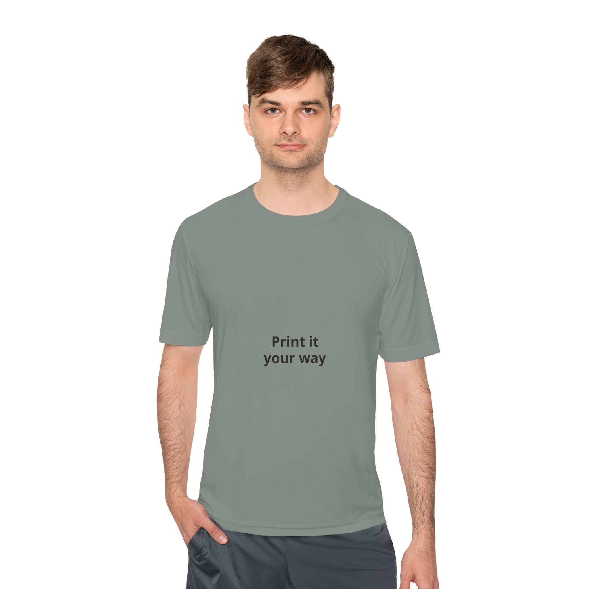 Performance Tee - Custom Print Active Shirt | Personalize Your Own Text or Design
