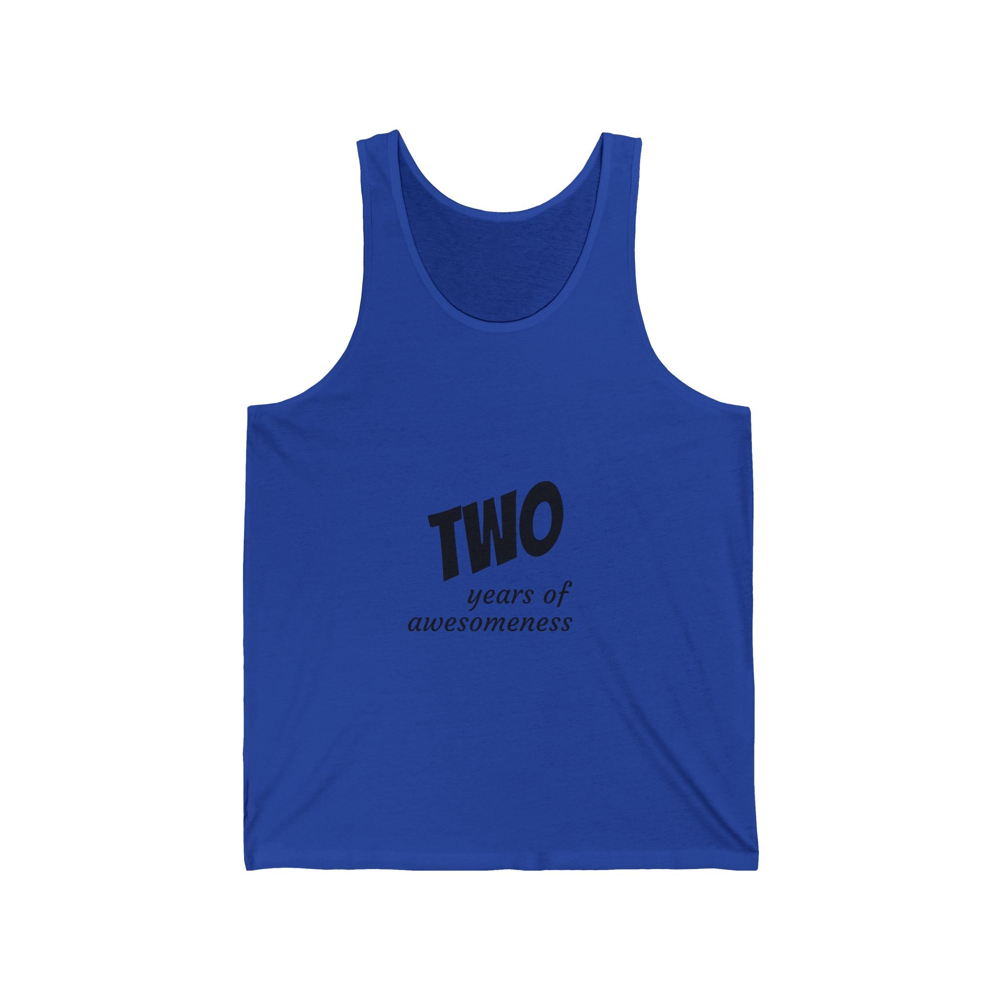 Two Years of Awesomeness Tank Top - 2nd Birthday Celebration Tank