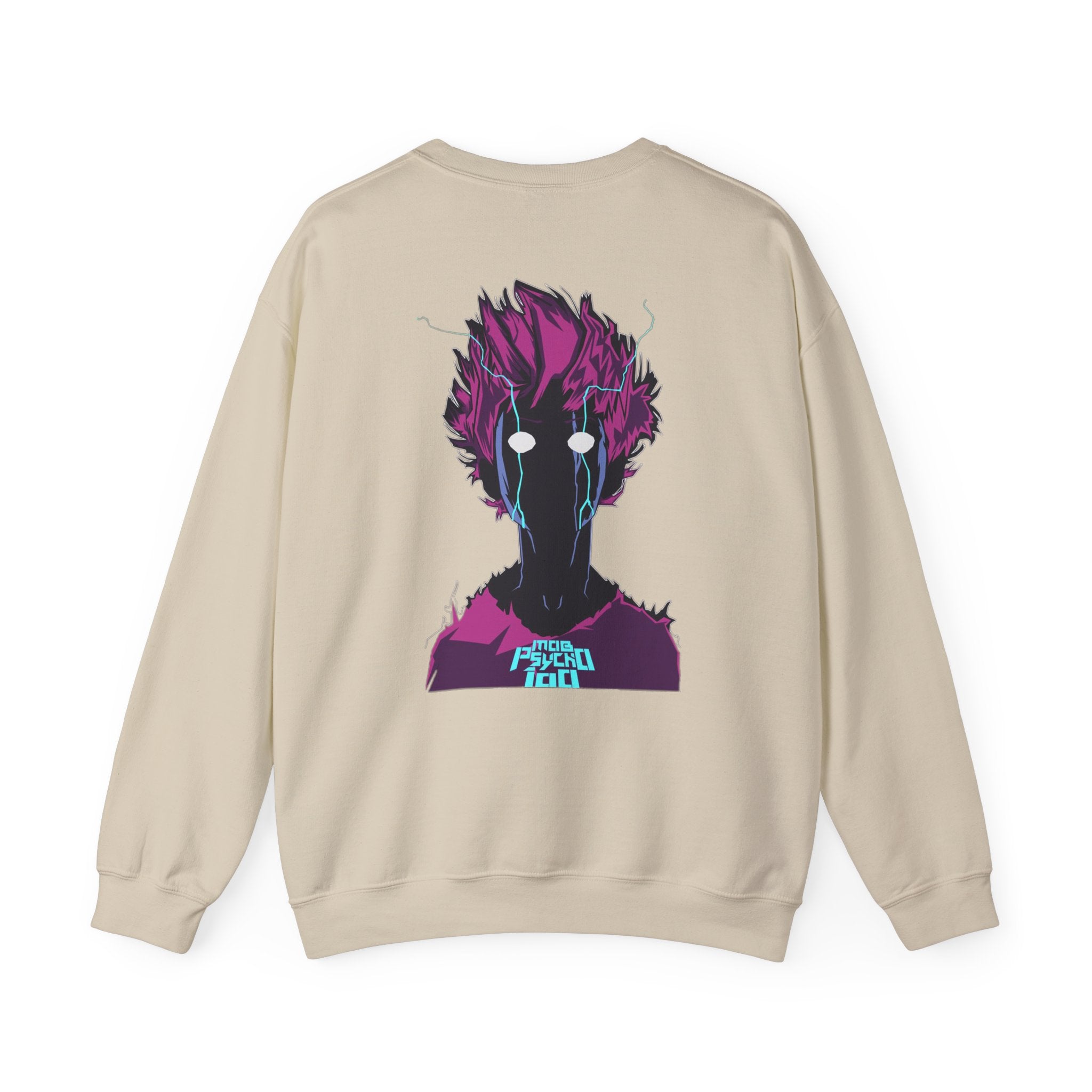 Psycho 100 Crewneck Sweatshirt – Anime Dark Silhouette Graphic