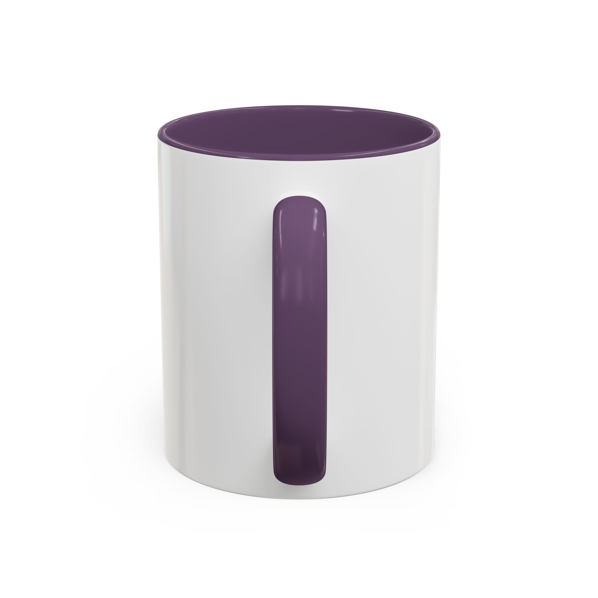 Skeptical Eyes Accent Coffee Mug - Funny Rolling Eyes Emoji Mug