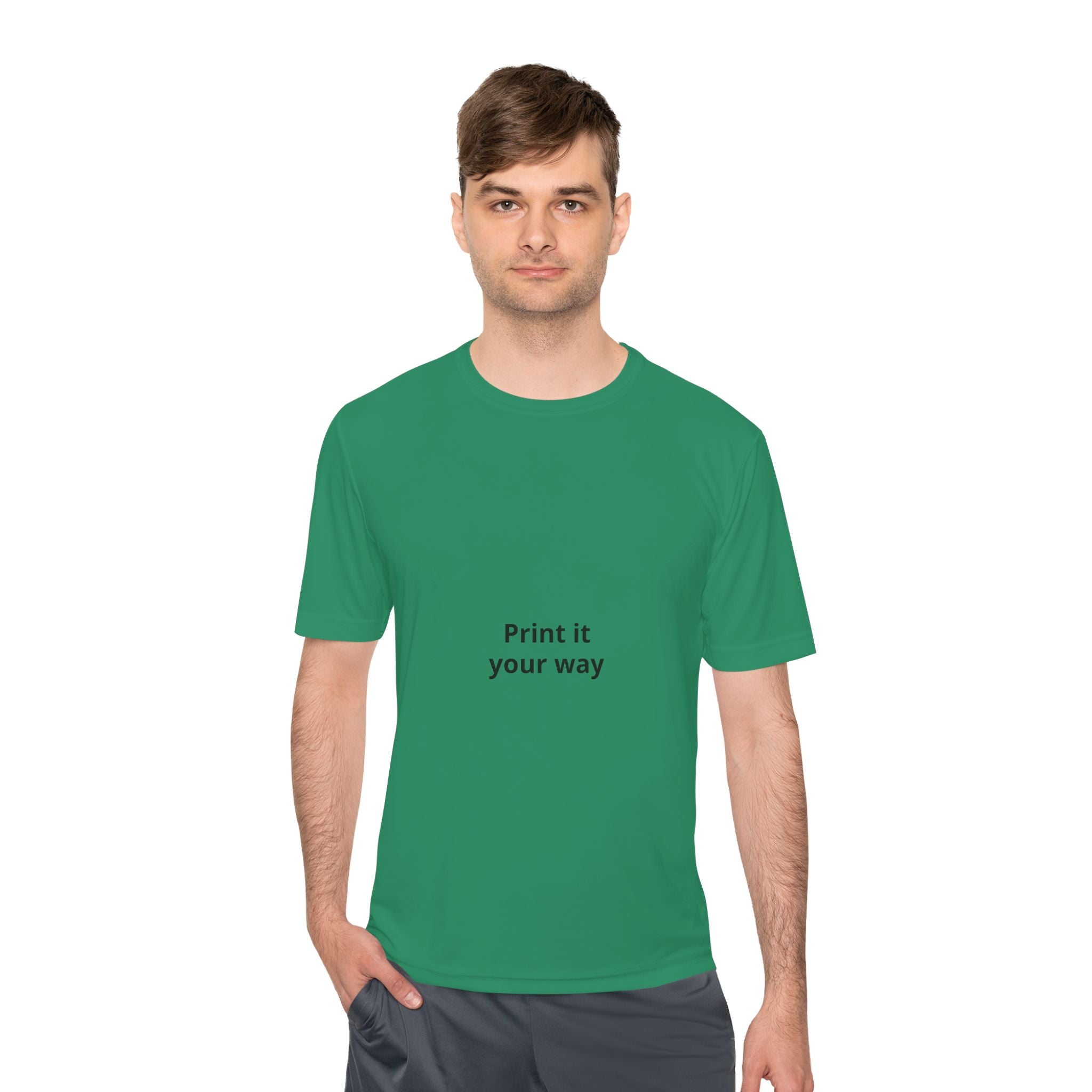 Performance Tee - Custom Print Active Shirt | Personalize Your Own Text or Design