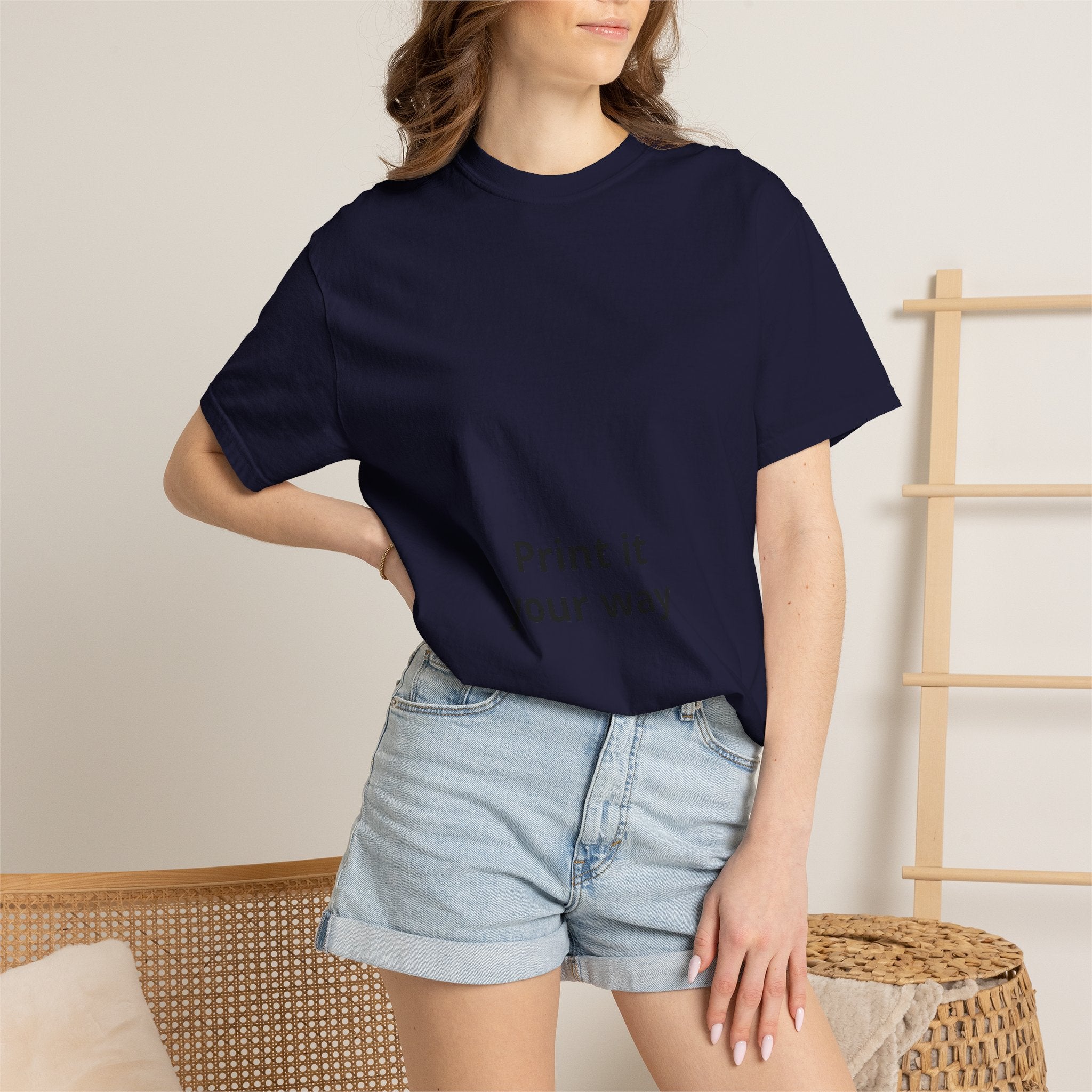 Custom Garment-Dyed T-Shirt - Personalize Your Own Text, Photo or Design | Print It Your Way