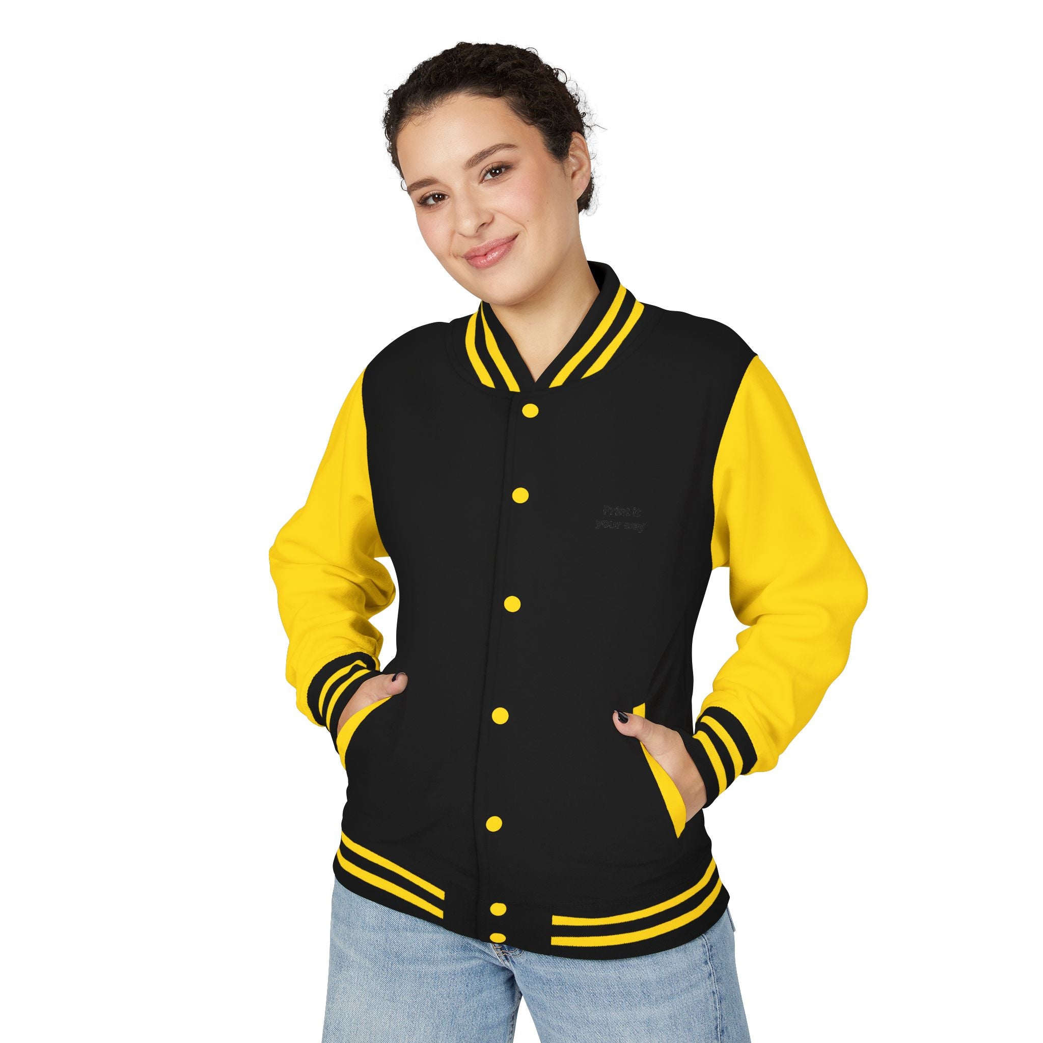 Letterman Jacket - Custom Embroidery Varsity Bomber | Personalize Your Text