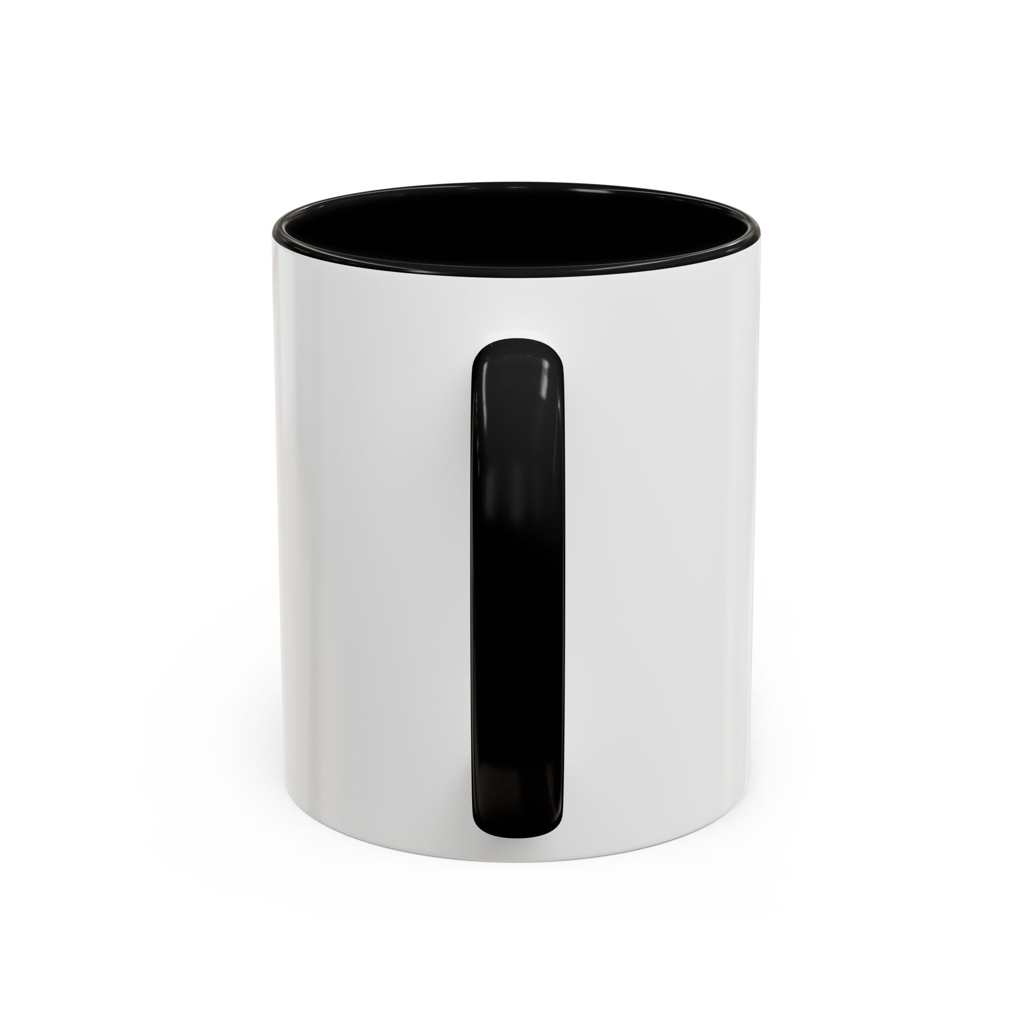 Skeptical Eyes Accent Coffee Mug - Funny Rolling Eyes Emoji Mug