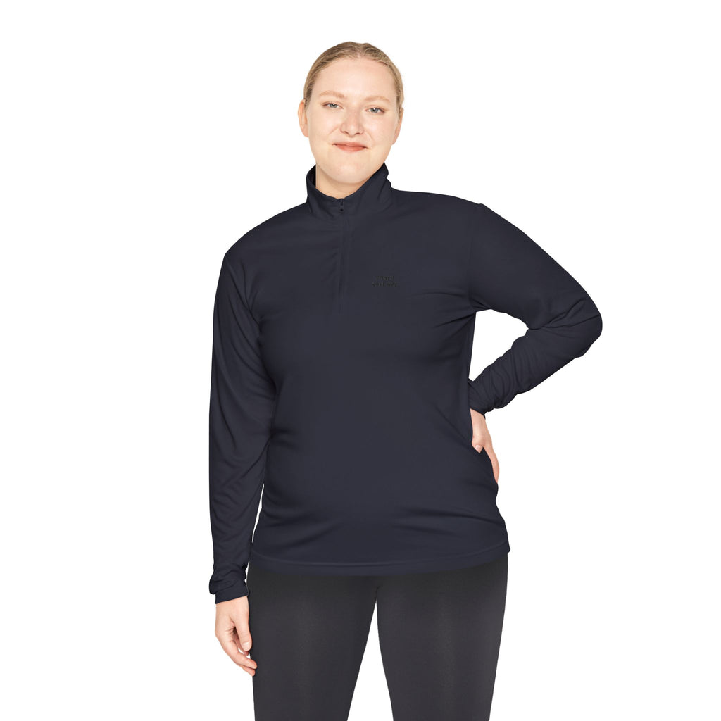 Quarter-Zip Pullover - Custom Text or Logo | Personalize Your Own Chest Print