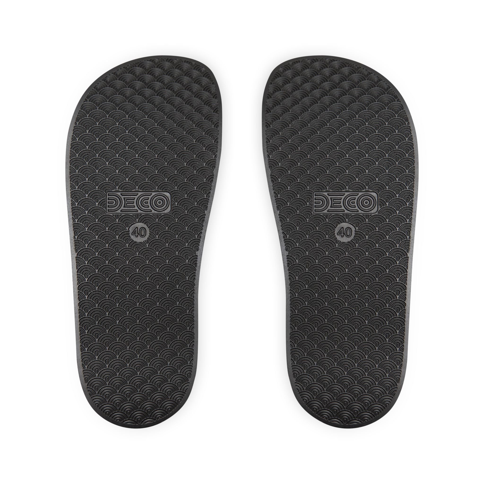 Women's Removable-Strap Slide Sandals — Adjustable White & Black Comfort Slides