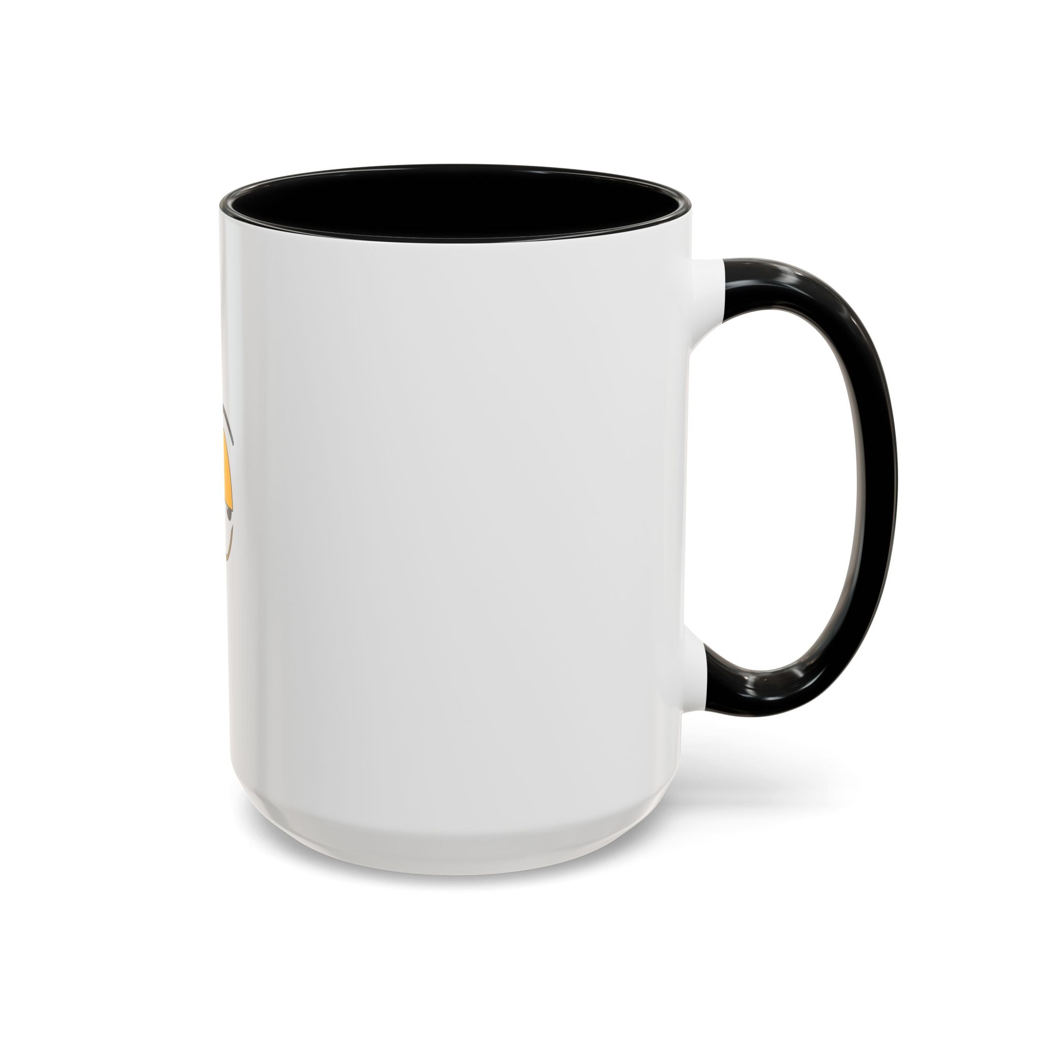 Skeptical Eyes Accent Coffee Mug - Funny Rolling Eyes Emoji Mug