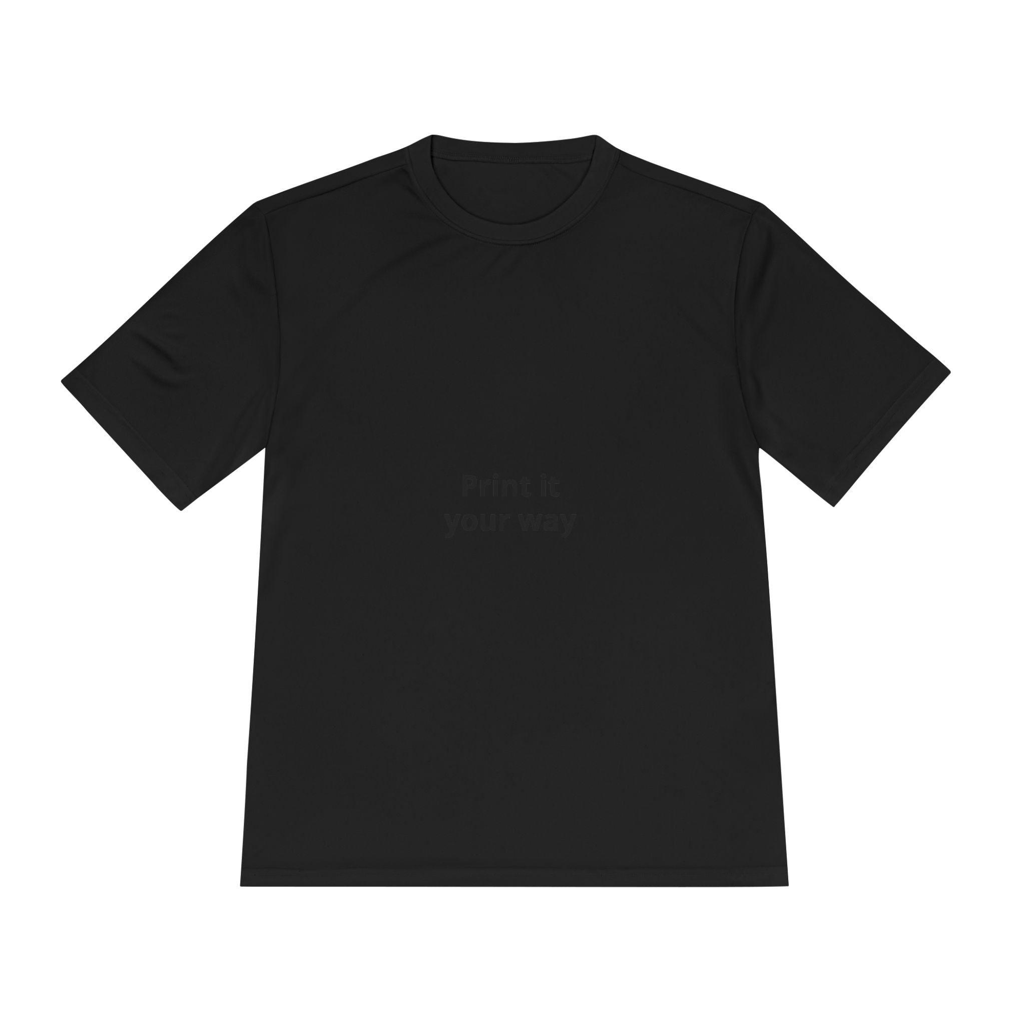 Performance Tee - Custom Print Active Shirt | Personalize Your Own Text or Design