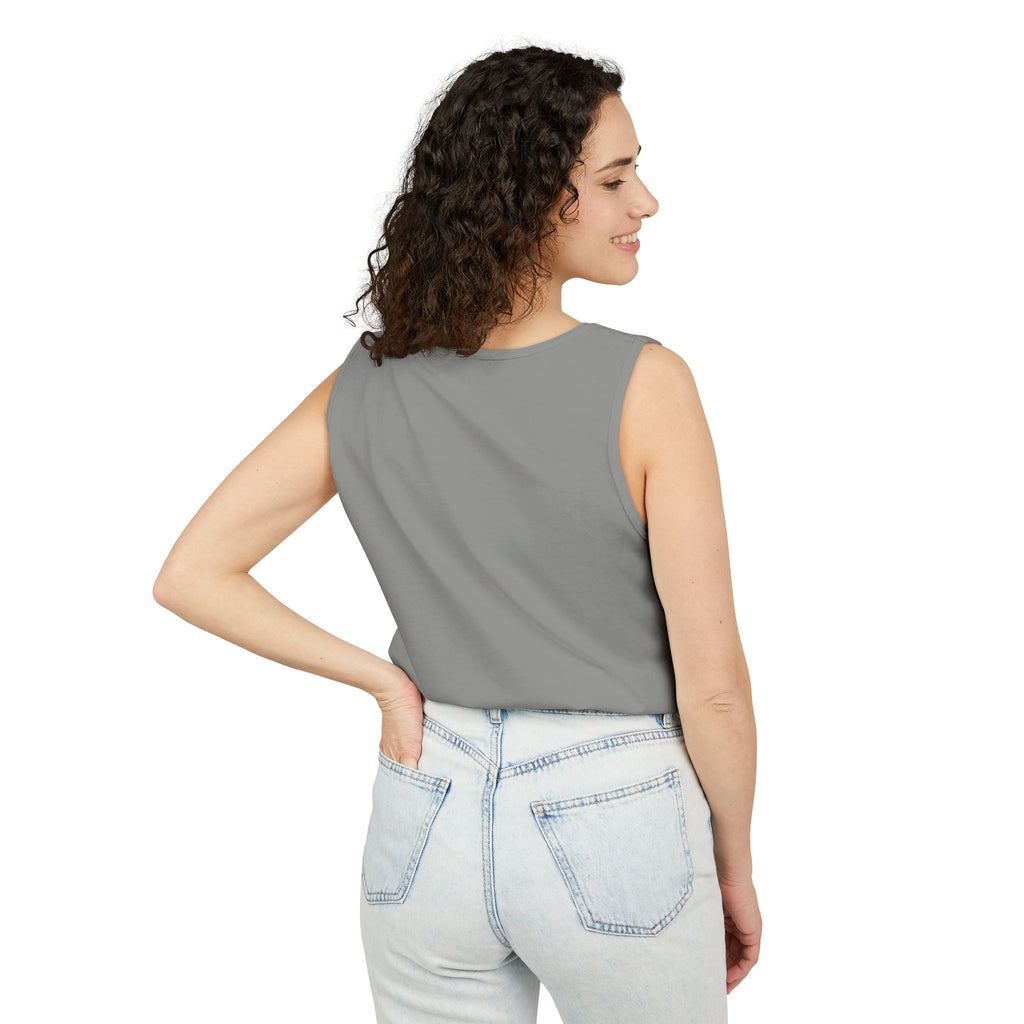 Sleepy Eyes Tank Top - Custom Text Graphic Tank | Personalize Your Own Message