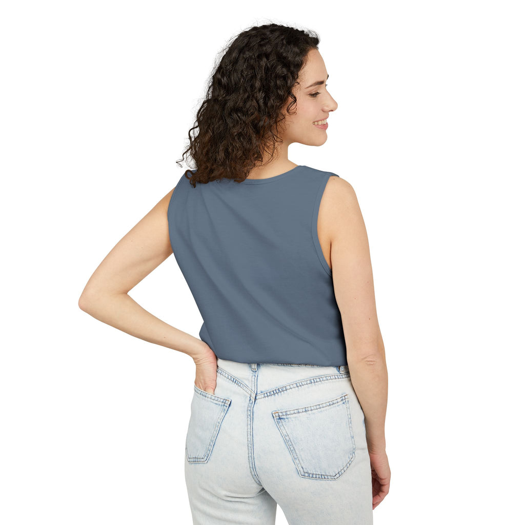 Sleepy Eyes Tank Top - Custom Text Graphic Tank | Personalize Your Own Message