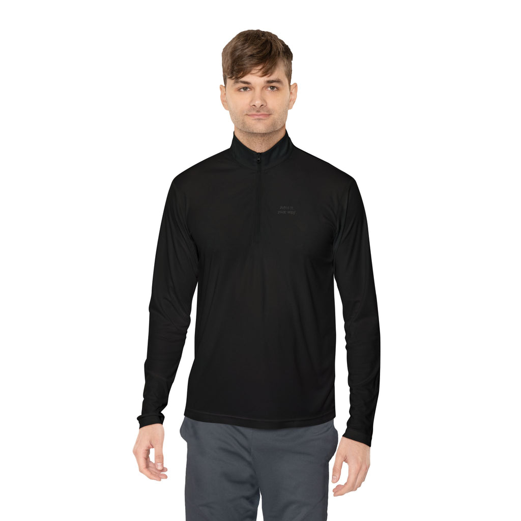 Quarter-Zip Pullover - Custom Text or Logo | Personalize Your Own Chest Print