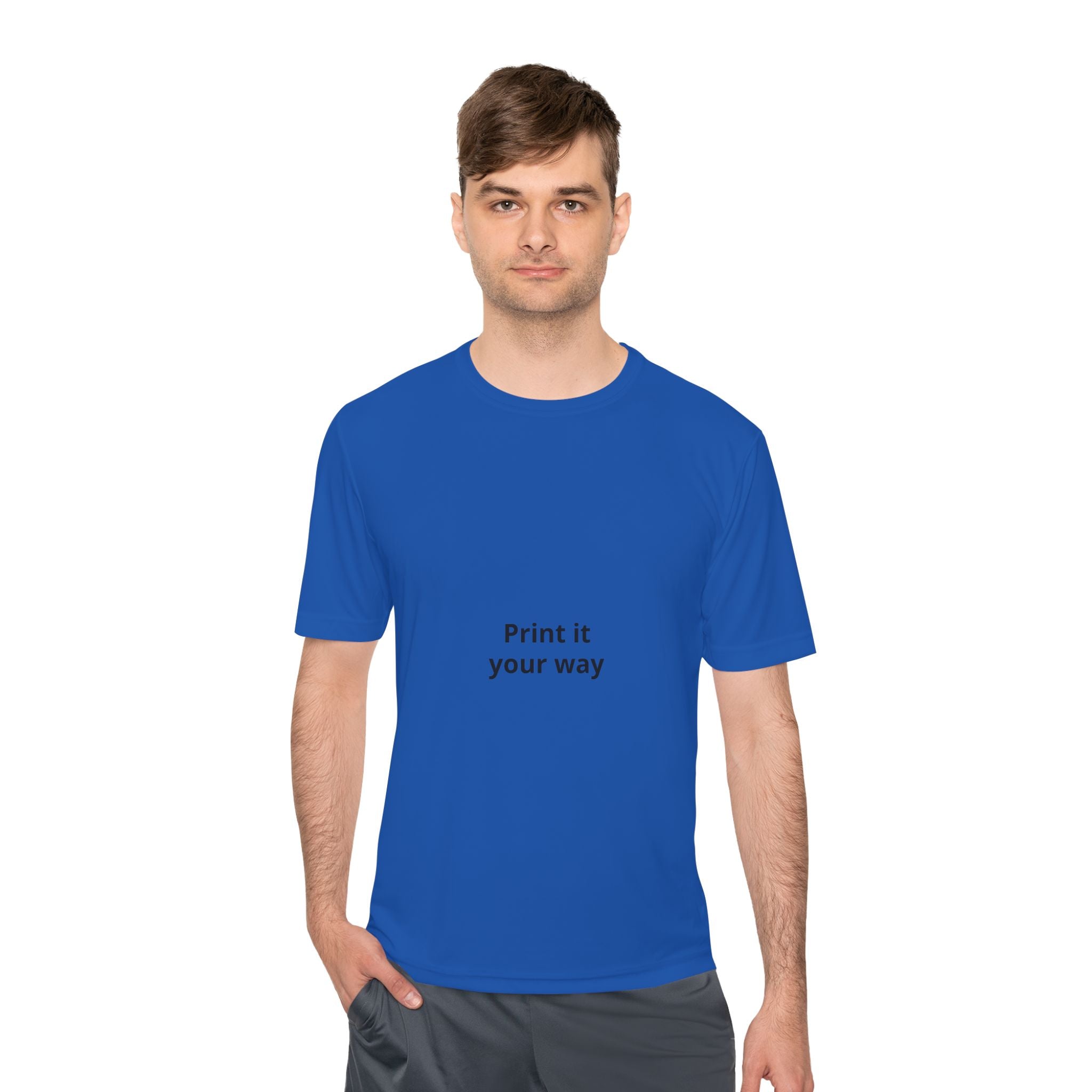 Performance Tee - Custom Print Active Shirt | Personalize Your Own Text or Design