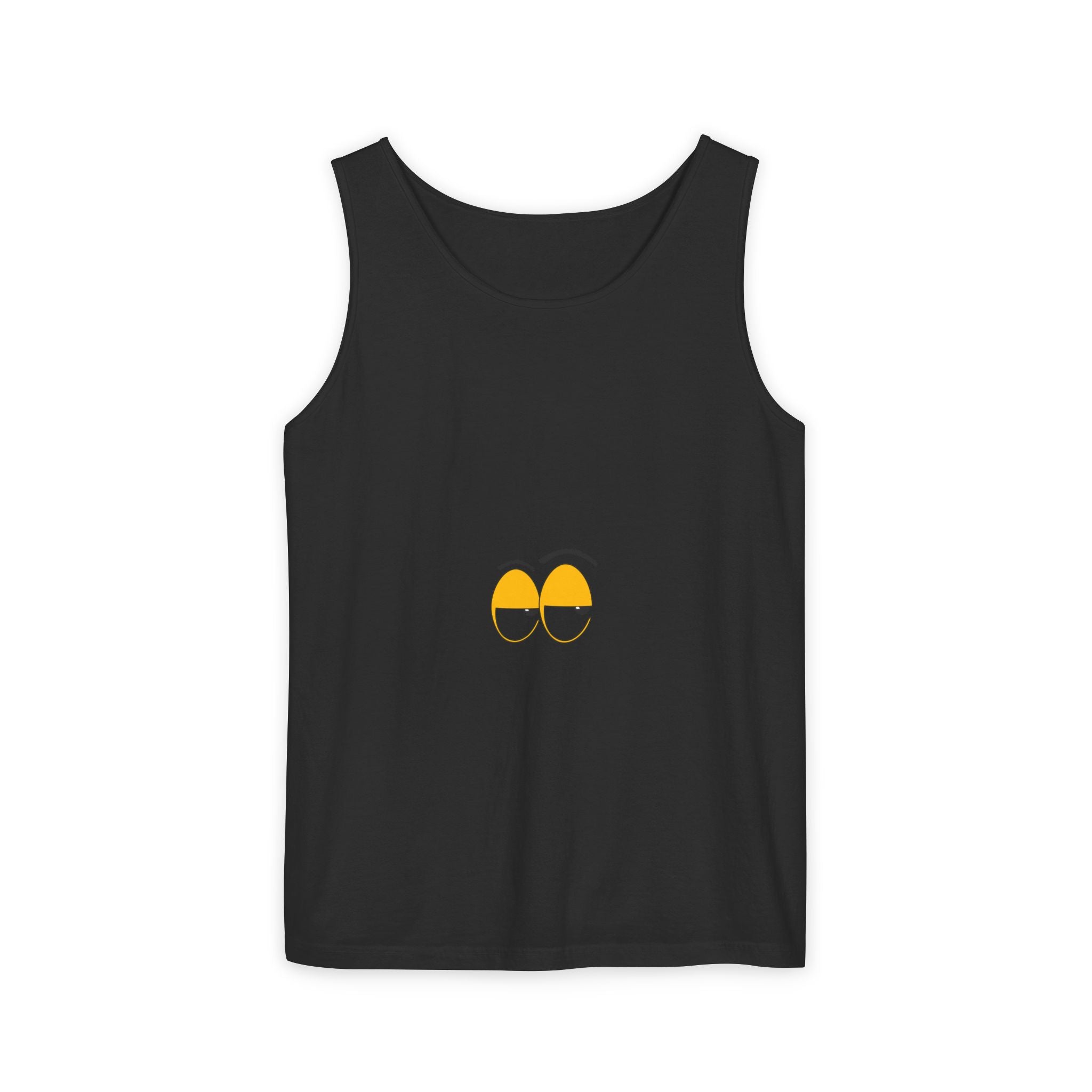 Sleepy Eyes Tank Top - Custom Text Graphic Tank | Personalize Your Own Message