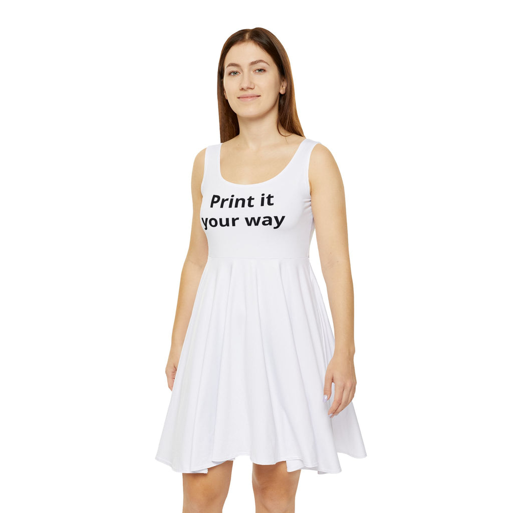 Women's Skater Dress - Custom All-Over Print | Personalize Your Own Design or Photo