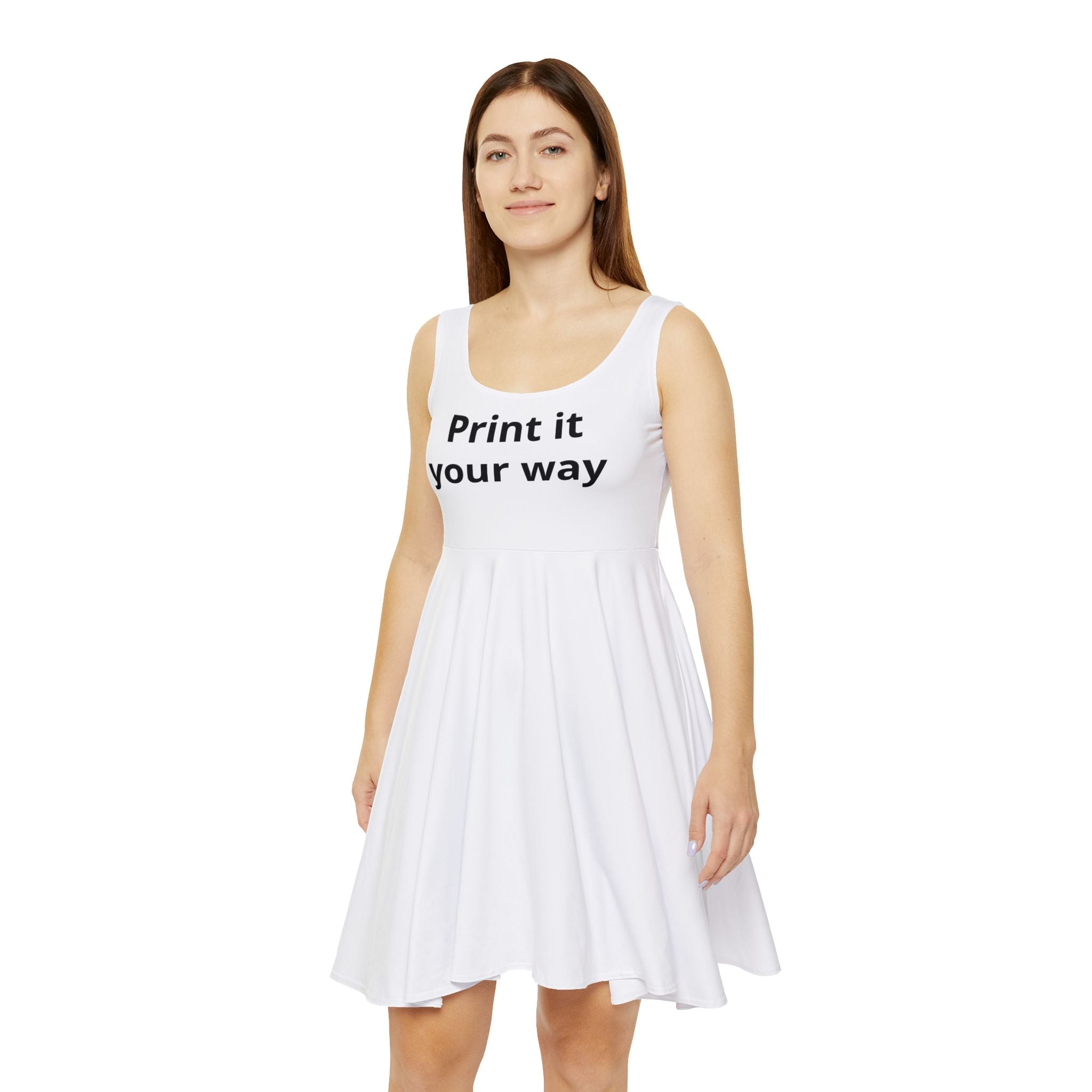 Women's Skater Dress - Custom All-Over Print | Personalize Your Own Design or Photo