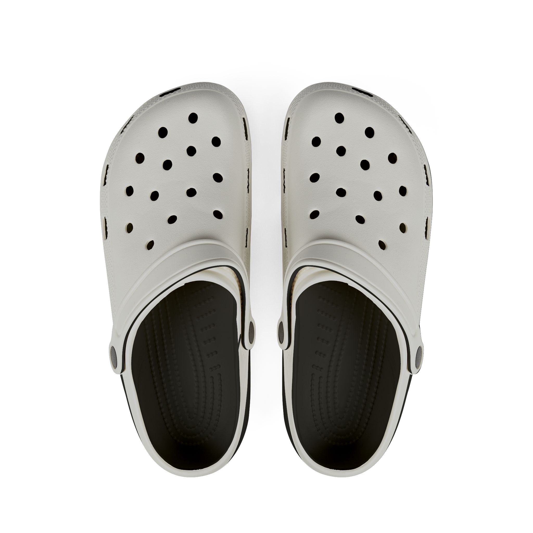 White EVA Foam Clogs - Lightweight Water-Resistant Comfort Shoes