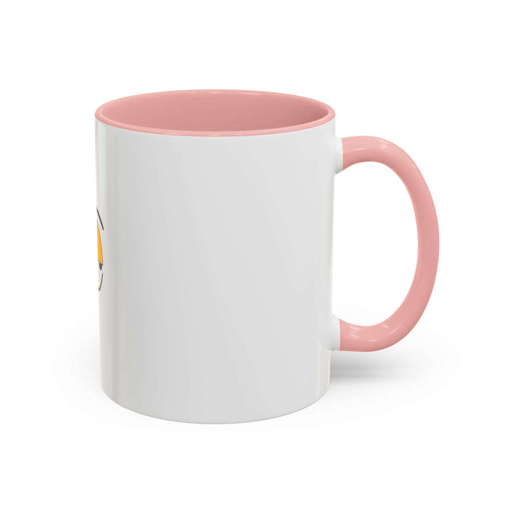 Skeptical Eyes Accent Coffee Mug - Funny Rolling Eyes Emoji Mug