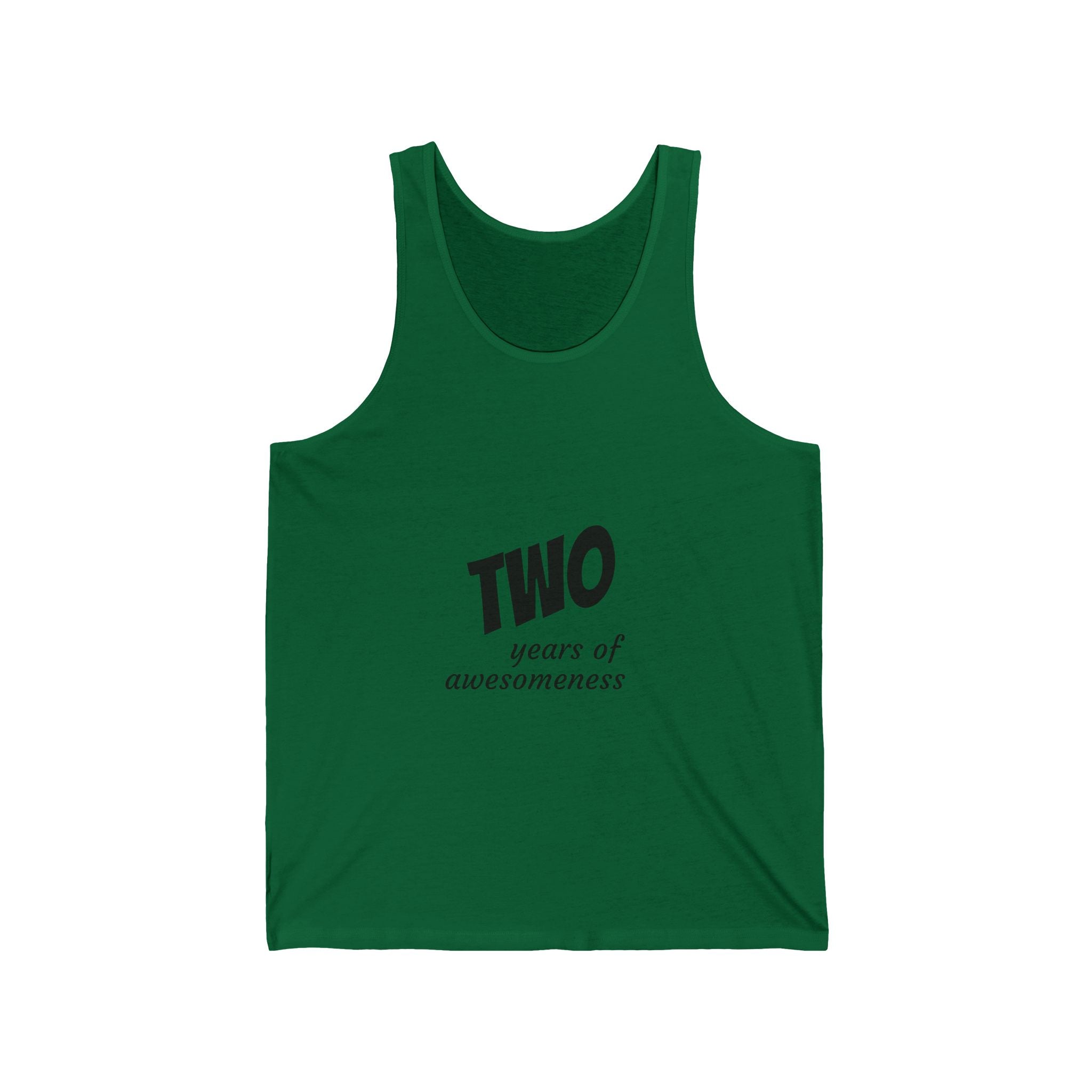 Two Years of Awesomeness Tank Top - 2nd Birthday Celebration Tank