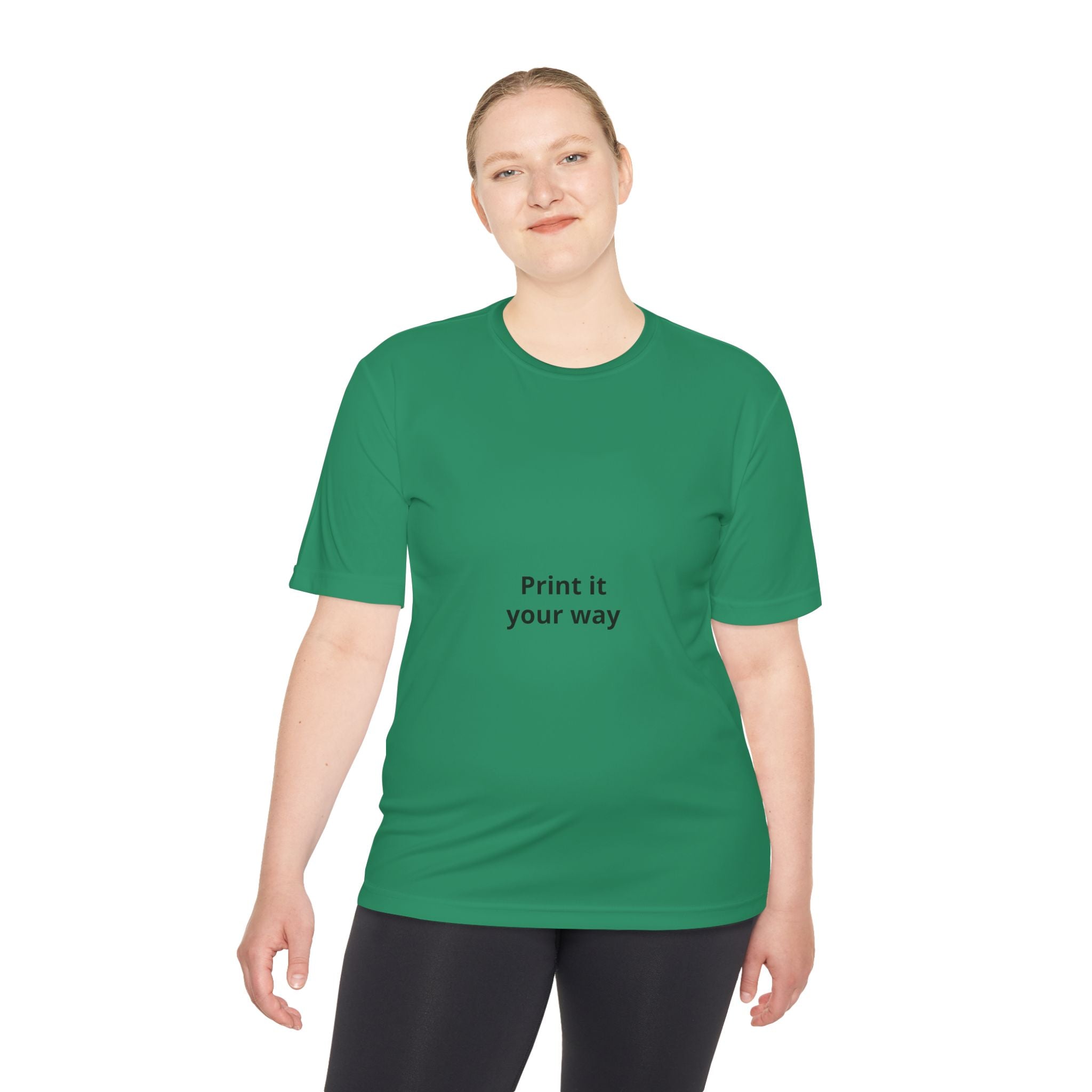 Performance Tee - Custom Print Active Shirt | Personalize Your Own Text or Design