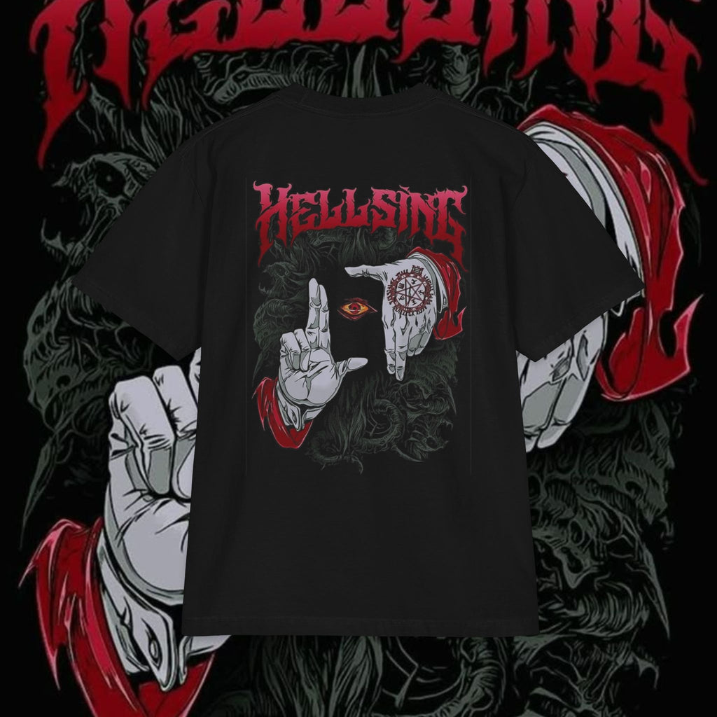 Hellsing Graphic T-Shirt — Gothic Anime Vampire Design