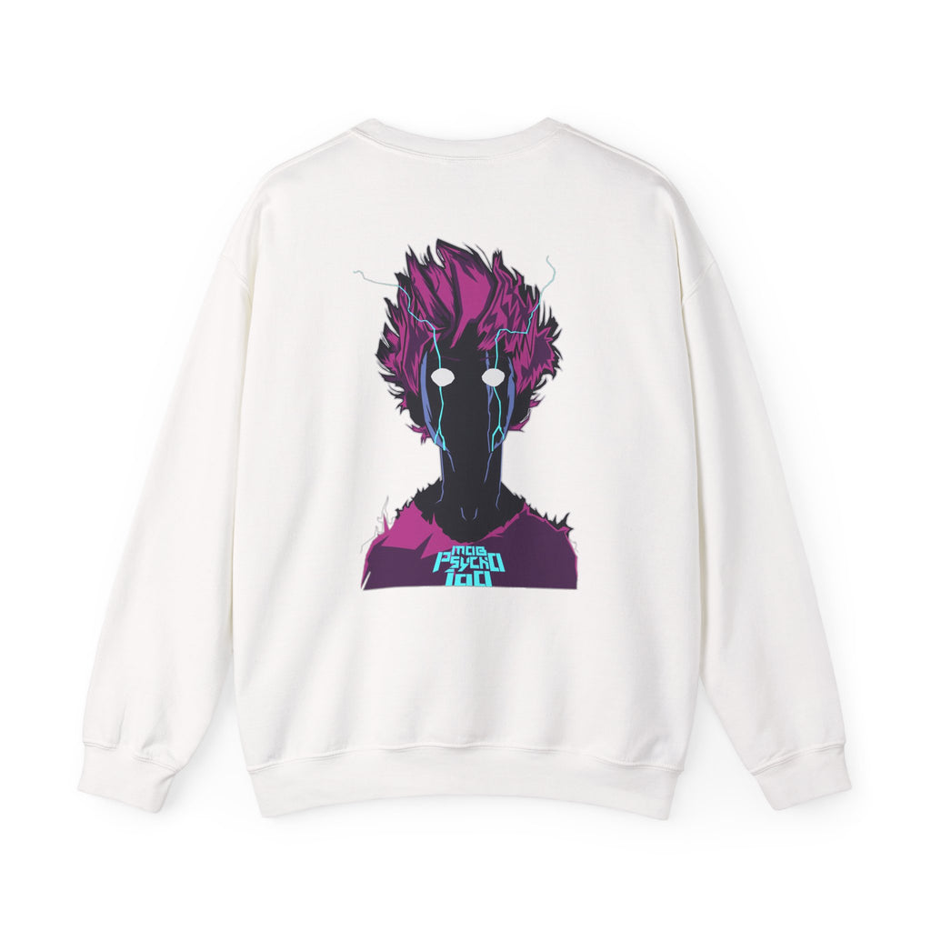 Psycho 100 Crewneck Sweatshirt – Anime Dark Silhouette Graphic