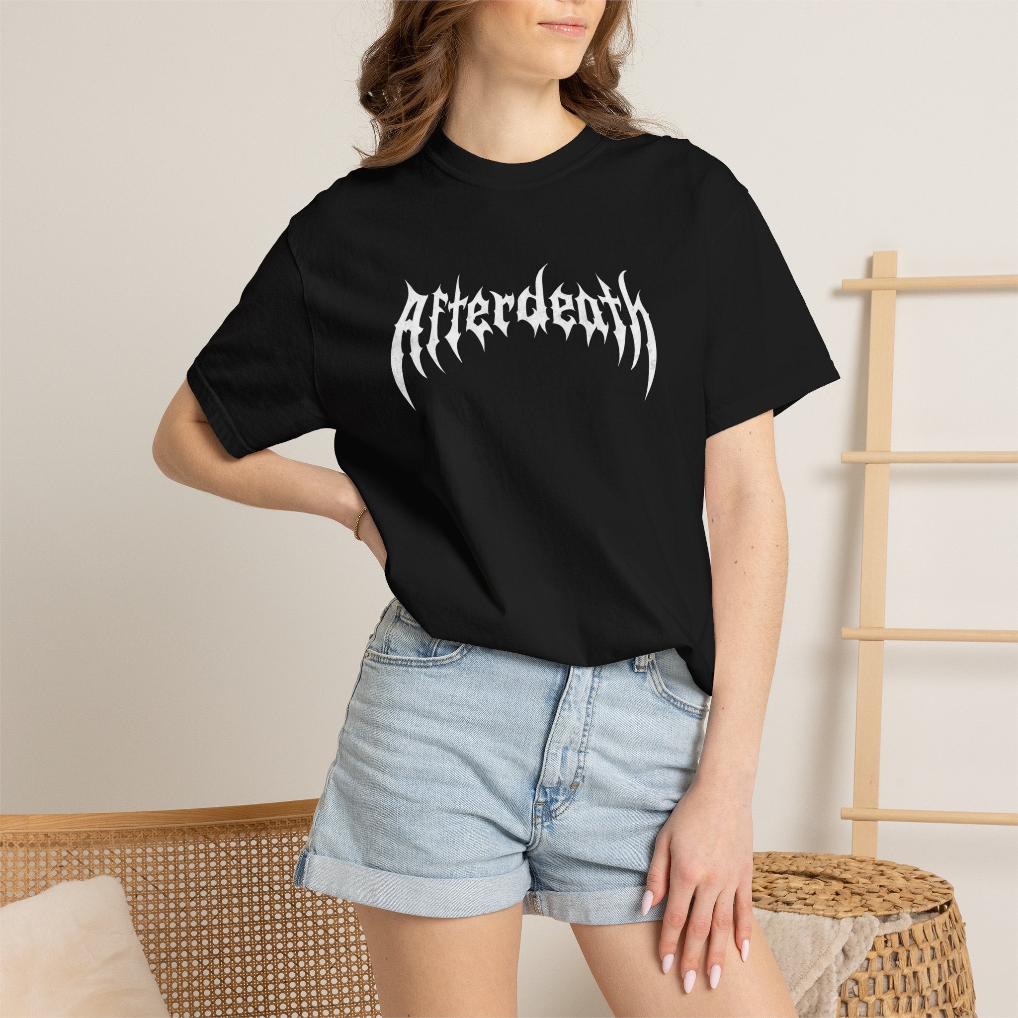 Afterdeath Angel Wings Graphic T-Shirt