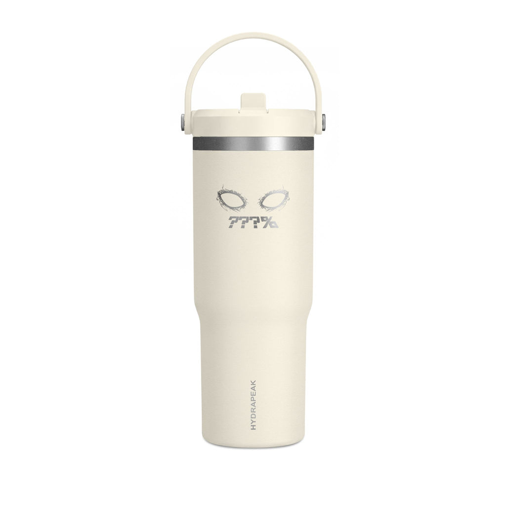 Nomad 32oz Tumbler — Matte Black 'PPT%' Minimalist Travel Mug with Sunglasses Icon