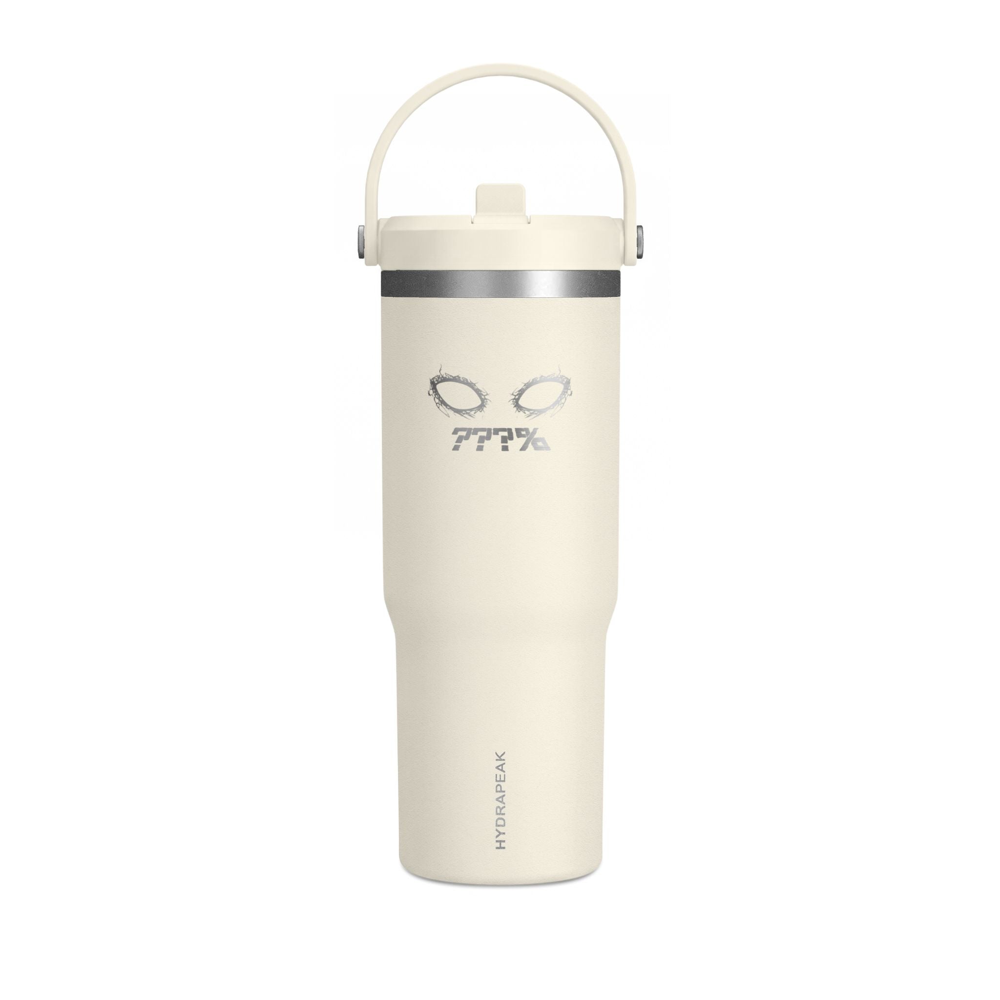 Nomad 32oz Tumbler — Matte Black 'PPT%' Minimalist Travel Mug with Sunglasses Icon