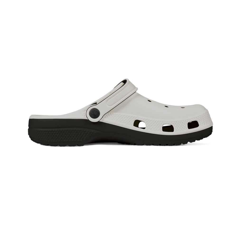 White EVA Foam Clogs - Lightweight Water-Resistant Comfort Shoes