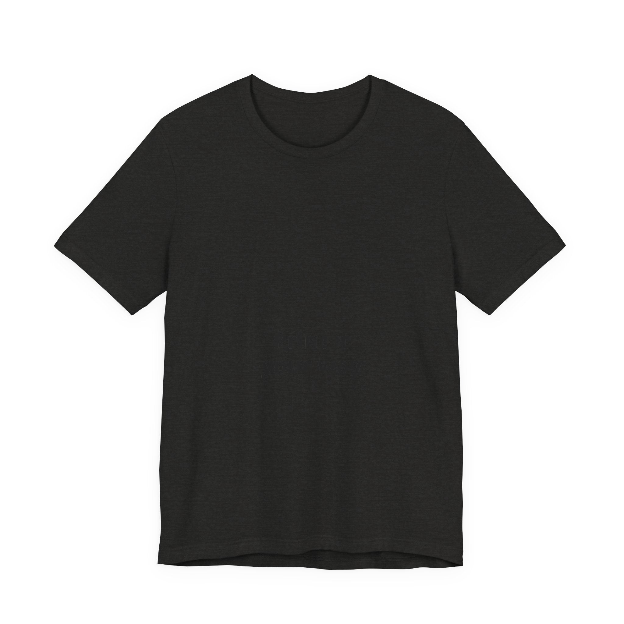 Customizable White T-Shirt - "Print it your way" Front Text Tee