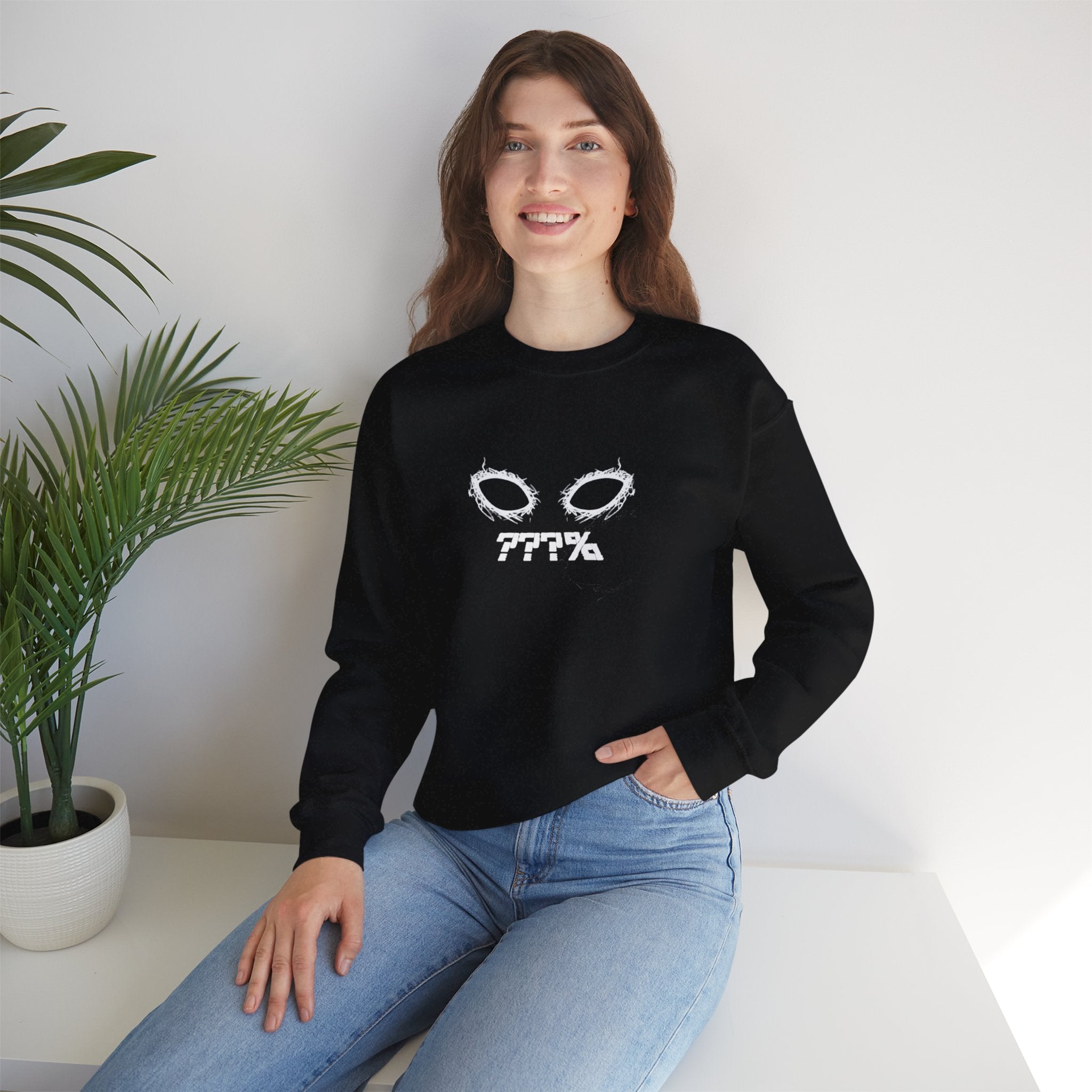 Psycho 100 Crewneck Sweatshirt – Anime Dark Silhouette Graphic