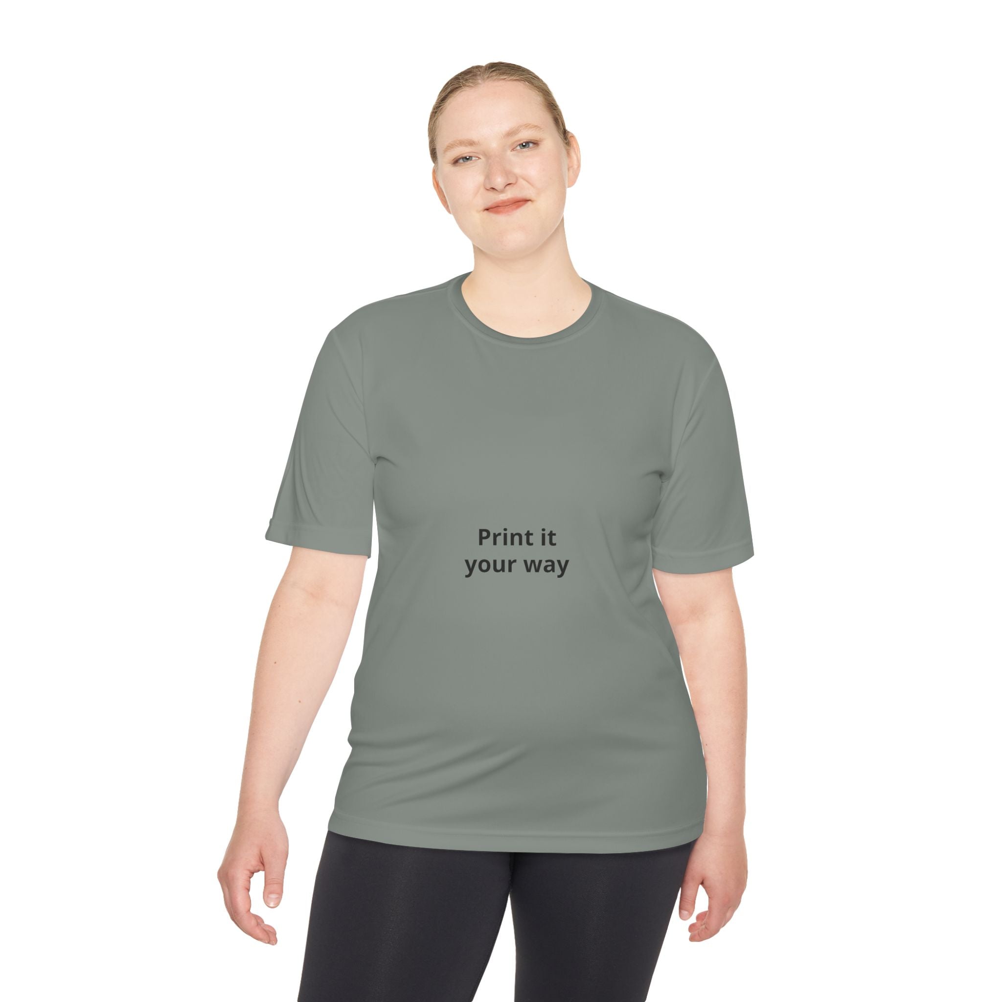 Performance Tee - Custom Print Active Shirt | Personalize Your Own Text or Design